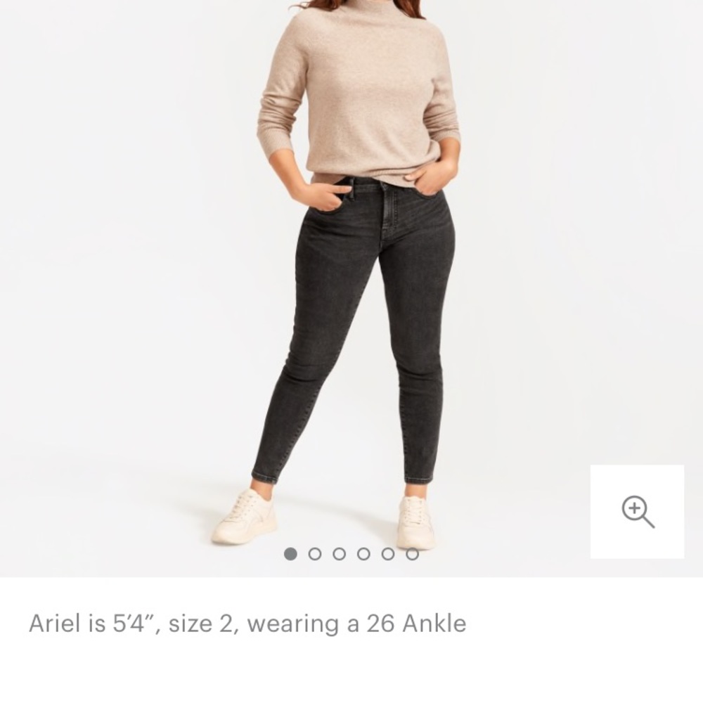 Size 27 ankle skinny jeans everlane